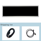 14.5 in 2560x720 USB C H-D White Strip Bar LCD Monitor For 3X120mm Fan CPU GPU PC Case