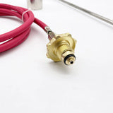 Propane Heating Torch, Stainless Steel Liquefied Gases Combustion Torch with 2m Stainless Steel Hose, 700mm Length,