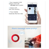 Tuya Smart Home Security Alarm System Kit Wifi Wireless Burglar Alarm Home Shop Burglar Motion Door Sensor