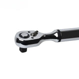1/2 Inch Digital Torque Wrench with Angle Setting, Chrome Finish, Steel Alloy, Manual Operation, OEM Available, GS Certified