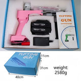 New wireless lithium battery digital display tufting gun 2-in-1 carpet weaving gun includes 2 batteries Rug tufting Machine