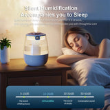 Air Humidifier 1.3L Large Capacity Humidifier USB Double Spray Port Aroma Humidifier Home Essential Oil Diffuser with NightLight