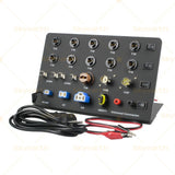 220V to 12V Test Board for Car Auto Headlight LED Bulb T10 W5W Festoon C5W T20 7443 1156 1157 H1 H3 H7 H4 9005 Tester