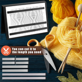 8 Pcs Knitting Chart Keeper Magnet Replacement Set Cross-Stitch Line Keeper Knitting Pattern Holder, Only Magnet B