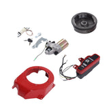 Electric Starter Kit GX160 2KW 3KW Includes Flywheel Motor Electric Large Cover Fits for 168F 170F Gasoline Generator