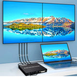 4K@30hz 2x2 DVI HDMI Video Wall Controller Multi-screen Splicing Box 1080P@60hz 1x2 1x3 1x4 4x1 1 To 2 3 4 TV Splicer Processor