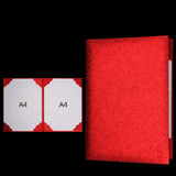 New Paper Blank Folder A4 Thicken Certificate Holder File Page Folder
