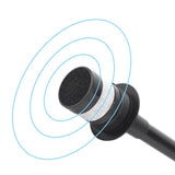 with XLR Broadcast Dynamic Mic Sturdy Easy to Adjust Low Noise Coil Gooseneck DJ Mic for Webcasts Home Chatting Meeting Laptop
