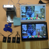New 2 Wire Digital Video Intercom System 2pcs 10Inch WIFI Monitor 1080P Doorphone Camera Video Doorbell Card Tuya App Unlock