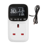 240V 10A Temperature Controller Socket Digital Display Smart Thermostat Fish Tank Touch Screen Preset Timer Switch Cooling