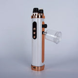 Anti Aging Microneedle Pen With Spray Gun Led Light Therapy Skin Care Derma Hydra Injector Mesotherapy Face Skin Care Device