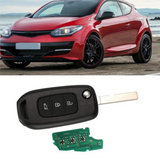 Car 3 Buttons Remote Control Key Folding VA2 Key Blade 433Mhz 4A Chip PCF7961M For Renault Megane 3