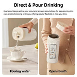 12V/24V/220V Electric Kettle Home Car Multifunctional Boiled Water Pot 650ML Portable Heating Cup Outdoors Travel Teapot