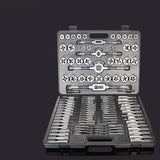 For Cutting External & Internal Threads Metric 110Pcs Tap and Die Set High Speed Steel Titanium Tap and Die Combination Set