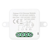 Zigbee Dimmer Switch Module App Remote Control Curtain Switch Works with Alexa Google Home 2 Gang Switch