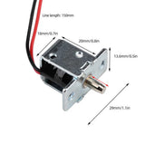 1 PC DC12V0.5A Solenoid Electromagnetic Electric Lock Mini Door Drawer Tongue Down For Door Deposit Box Cabinet Intelligent Lock