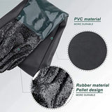 A Pair With Gloves Holder Rubber Sandblasting Gloves Non-slip 60CM Sandblasting Cabinet Gloves Wear-resistant Safety Work Gloves