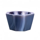 New deepened natural agate mortar with rod inner diameter of 50-120mm laboratory wear-resistant agate grinding bowl