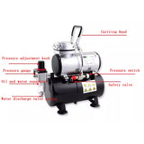 Adjustable home mini small oil-free compression pump with pressure switch safety valve AS-186 air compressor