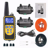 Remote Dog Training Collar For 2 Dogs  Rechargeable and waterproof Function with Backlight