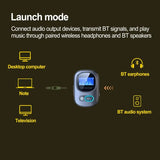 Wireless Transmitter 2 In 1 Wireless Audio Transmitter/Receiver AEC And ANC Technology Long Distance Receiver for Portable