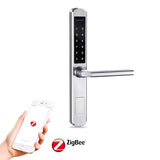 Tuya WIFI Smart Digital Door Locks Hotel Fingerprint Card Access for Secure Entry