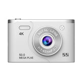 Digital Camera Dual Lens Portable Compact Camera 2.4inch LCD Photography Camera with Fill Light Photo Video Camera for Kids