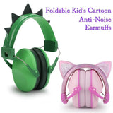 Pink Cat Ears Anti-Noise Earmuffs Noise Cancelling Kid Hearing Protection Safety Reduction Ear Muff Cartoon Adjustable