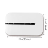 4G Mobile WiFi Router 150Mbps Up to 16 Users Pocket WIFI Supports All SIM Cards 2100mAh Mobile WiFi Business Office Network