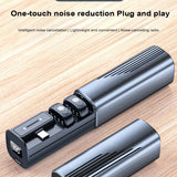AI noise reduction wirelesslavalier microphone classic drag two intelligent noise reductionreverberation livebroadcastmicrophone