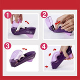 Efficient 19mm Tape Cutter Sealing Packaging Mini Mini Tape Machine Automatic Sealing Tape Holder Office Use