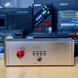 Retro Sound Activated VU Meter Desk Decor – Dual Analog Level Display, Aluminum Body, USB-Powered Atmosphere Light