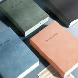 High Quality PU Soft Cover Notebook 368 Sheets A5 Notepad Blank Inner Page Thick Sketchbook School Office