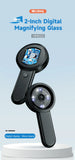 High Quality Magnifying Glass 100X with 8 LED Light 2 Inch Screen Digital Magnifying Glass