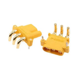 MR30PW-M/F Battery Charging Connector DC500V 15A Gold-Plating 3Pin Horizontal Curved Foot Male/Female Power Charging Plug New