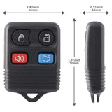 3/4 Button Keyless Entry Fob 315MHz Clicker Transmitter for Ford F-150 F-250 F-350 F-450 for Mecury Mariner Monterey Mountaineer
