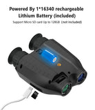 DT99 Night Vision Goggles, Binoculars with 2.5K 8X Digital Zoom, 3W 850nm Infrared Spotlight, Advanced Dual-Screen for Hunting