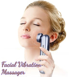 Household Facial Vibration Massager Hot Cold Intelligence Microcurrent Beauty Device Rechargeable Photon Rejuvenation Devices