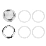 Bathroom Door Handle Bathroom Knobs Shower Glass Sliding Door Round Stainless Steel Handle Wood Door Pull Knob for Home Bathroom