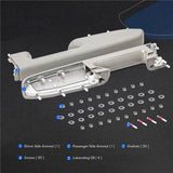Front L+R Door Armrest Panel Repair Kit For Chevy Silverado GMC Sierra 1500 2500HD 3500HD 2010-2014 22818471 22818466