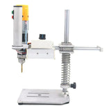 Mini Electric Tapping Machine Bench Top Threading Tool with Universal Arm 0-320 RPM Variable Speed M2-M6 Tapping Range