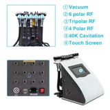 Professional 5 In 1 Ulrasound 40K Cavitation Machine Vacuum Body Sculpting Fat Reduce Skin Tightening Body Slimming Beauty Devic