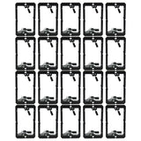 Single-Gang (1-Gang) Low Voltage Wall Plate Mounting Brackets Easy Install 20PCS