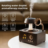 250ml Rotating Raindrop Air Humidifier Colorful Ambient Lighting Humidifier Aromatherapy Spray Diffuser with Remote Control