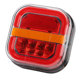 28 LED Stop Marker Lights Trailer Tail Light Waterproof Turn Signal Parking Reversing Brake Lamp for Car Truck Trailer