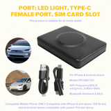 Smart Box 2-In-1 USB Adapter Wireless Android Auto For Tesla Model 3 X Y S Carplay 2.4G/5Ghz Wifi Auto Connect