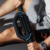 Roller Massager with Percussion Gun Function Cordless Deep Tissue Muscle Recovery Electric Body Massager Handsfree Base Pain
