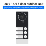 2/3/4 Multifamily 1080P TUYA WiFi Video Doorphone Building 7/10 Inch Monitor Family Apartment doorbell System Multi option DIY
