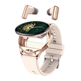 T98 smart watch Bluetooth call TWS pair of earphones two-in-one music playback pedometer sports watch