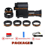 Megaorei M4 Infrared Night Vision Scope With 4X Digital Zoom Monocular Telescope Add on Attachment for Hunting Video Recording